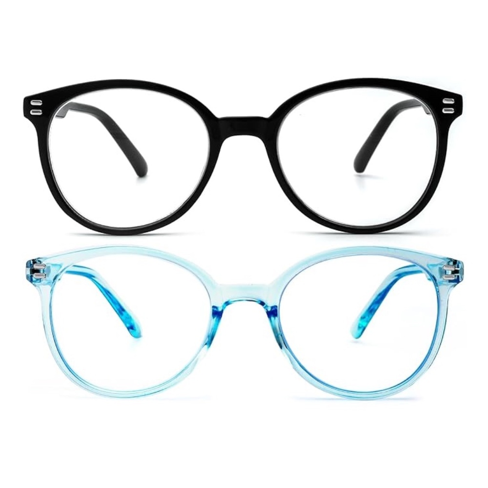 Blue and Black Reader Glasses Set 2.0